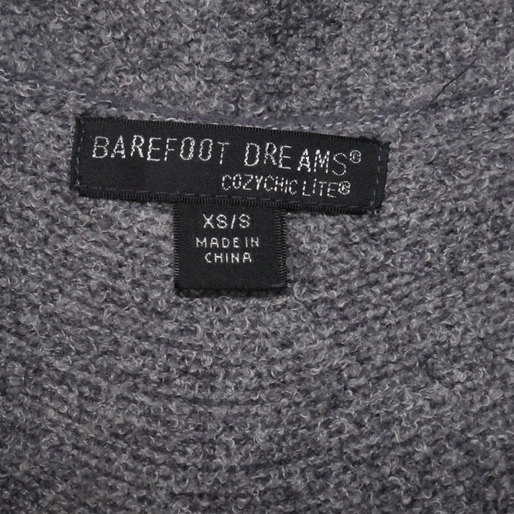 Barefoot Dreams Grey Cozychic Lite Circle Cardigan XS/S - Picture 4 of 5